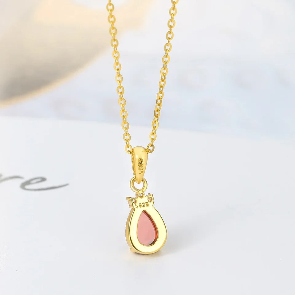 Collier pendentif Grenat