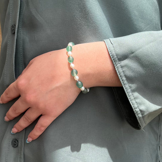 Bracelet Perles et Jade