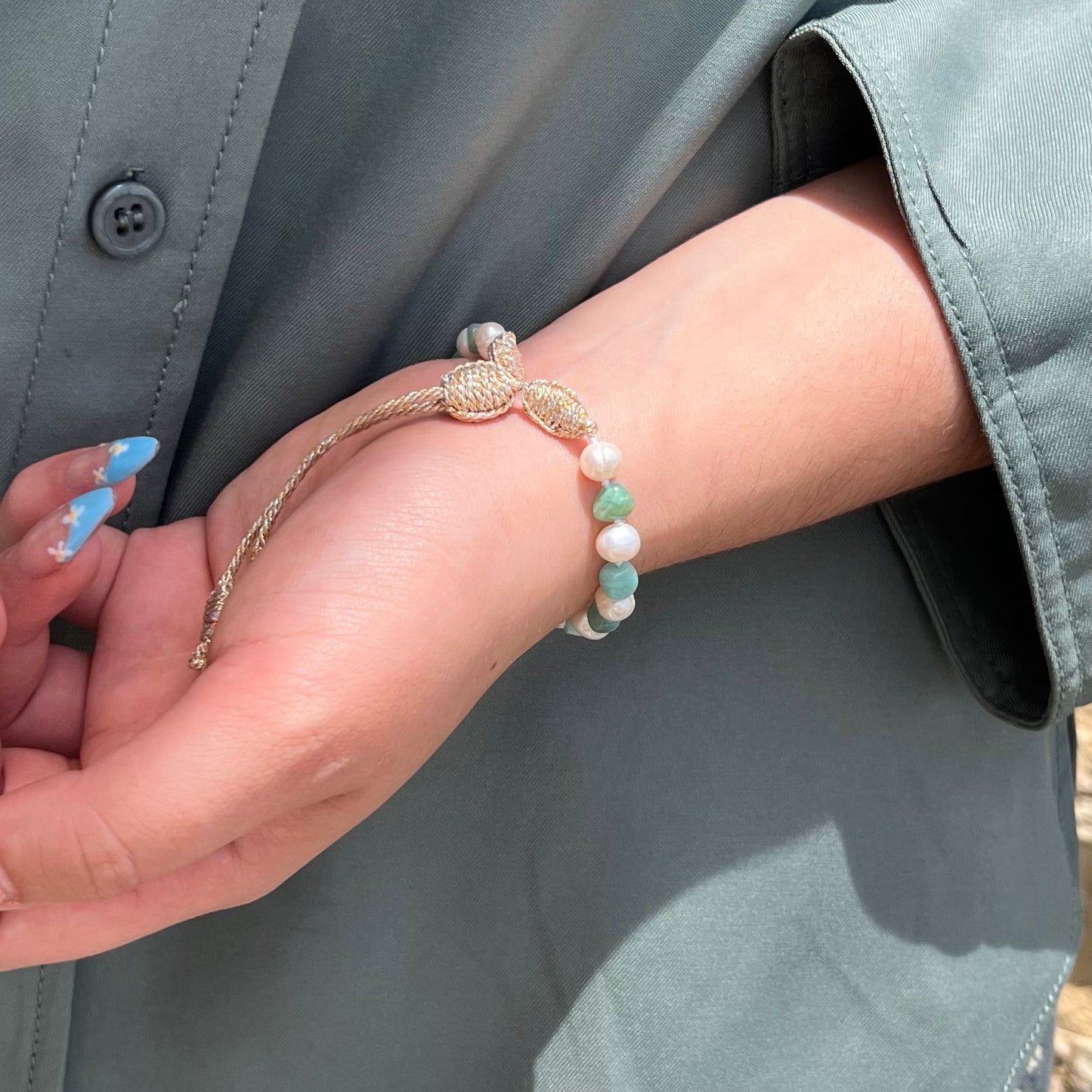 Bracelet Perles et Amazonite