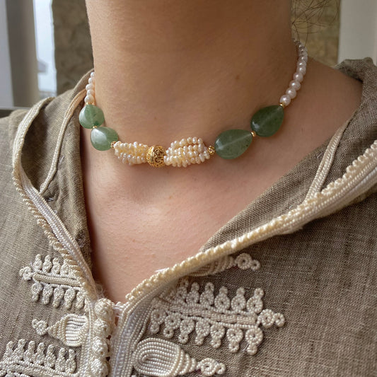 Collier beldi Jade